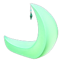 Crescent-Moon Chair Animal Crossing New Horizons | ACNH Critter - ACNHMALL