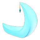 Crescent-Moon Chair Animal Crossing New Horizons | ACNH Critter - ACNHMALL