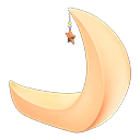 Crescent-Moon Chair Animal Crossing New Horizons | ACNH Critter - ACNHMALL
