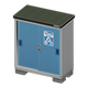 Light blue x Storage label