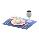 Table Setting Animal Crossing New Horizons | ACNH Critter - ACNHMALL