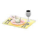 Table Setting Animal Crossing New Horizons | ACNH Critter - ACNHMALL