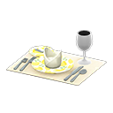 Table Setting Animal Crossing New Horizons | ACNH Critter - ACNHMALL