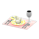 Table Setting Animal Crossing New Horizons | ACNH Critter - ACNHMALL