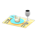 Table Setting Animal Crossing New Horizons | ACNH Critter - ACNHMALL