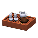 Traditional Tea Set Animal Crossing New Horizons | ACNH Critter - ACNHMALL