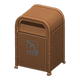 Brown x Nonflammable garbage