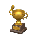 Gold Fish Trophy Animal Crossing New Horizons | ACNH Critter - ACNHMALL