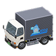 White x Refrigerated truck White x Refrigerated truck