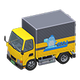 Yellow x Refrigerated truck Yellow x Refrigerated truck