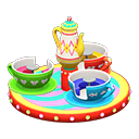 Plaza Teacup Ride Animal Crossing New Horizons | ACNH Critter - ACNHMALL