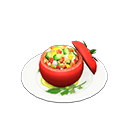 Salad-Stuffed Tomato Animal Crossing New Horizons | ACNH Critter - ACNHMALL