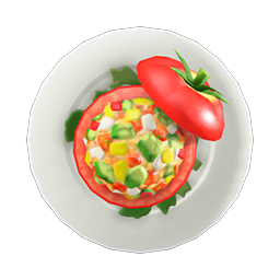 Salad-Stuffed Tomato DIY
