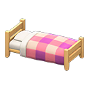 Wooden Simple Bed Animal Crossing New Horizons | ACNH Critter - ACNHMALL