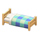 Wooden Simple Bed Animal Crossing New Horizons | ACNH Critter - ACNHMALL