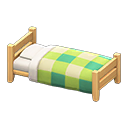Wooden Simple Bed Animal Crossing New Horizons | ACNH Critter - ACNHMALL