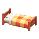 Wooden Simple Bed Animal Crossing New Horizons | ACNH Critter - ACNHMALL