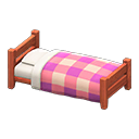 Wooden Simple Bed Animal Crossing New Horizons | ACNH Critter - ACNHMALL