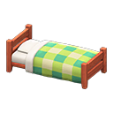 Wooden Simple Bed Animal Crossing New Horizons | ACNH Critter - ACNHMALL