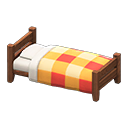 Wooden Simple Bed Animal Crossing New Horizons | ACNH Critter - ACNHMALL