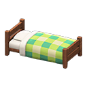 Wooden Simple Bed Animal Crossing New Horizons | ACNH Critter - ACNHMALL