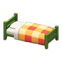 Wooden Simple Bed Animal Crossing New Horizons | ACNH Critter - ACNHMALL
