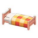 Wooden Simple Bed Animal Crossing New Horizons | ACNH Critter - ACNHMALL