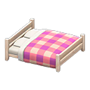Wooden Double Bed Animal Crossing New Horizons | ACNH Critter - ACNHMALL