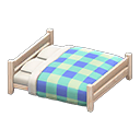 Wooden Double Bed Animal Crossing New Horizons | ACNH Critter - ACNHMALL