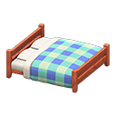 Wooden Double Bed Animal Crossing New Horizons | ACNH Critter - ACNHMALL