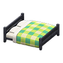 Wooden Double Bed Animal Crossing New Horizons | ACNH Critter - ACNHMALL