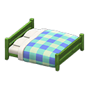 Wooden Double Bed Animal Crossing New Horizons | ACNH Critter - ACNHMALL