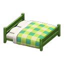 Wooden Double Bed Animal Crossing New Horizons | ACNH Critter - ACNHMALL