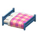 Wooden Double Bed Animal Crossing New Horizons | ACNH Critter - ACNHMALL