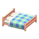 Wooden Double Bed Animal Crossing New Horizons | ACNH Critter - ACNHMALL