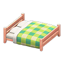 Wooden Double Bed Animal Crossing New Horizons | ACNH Critter - ACNHMALL