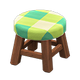 Dark wood x Green
