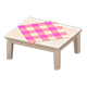 White wood x Pink