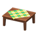 Dark wood x Green