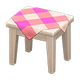 White wood x Pink