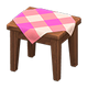 Dark wood x Pink
