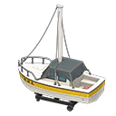 Yacht Animal Crossing New Horizons | ACNH Critter - ACNHMALL