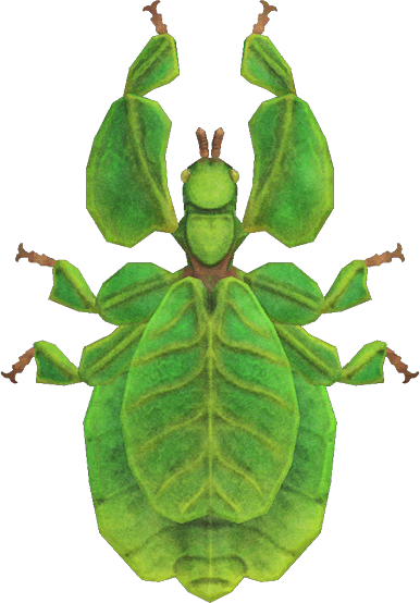 Walking Leaf Animal Crossing New Horizons | ACNH Critter - ACNHMALL