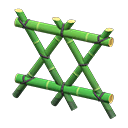 Green Bamboo Fence