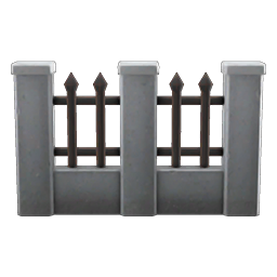 Iron-And-Stone Fence DIY
