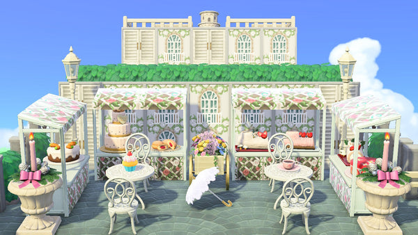 Outdoor White Cafe