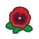 Red Pansies Animal Crossing New Horizons | ACNH Critter - ACNHMALL