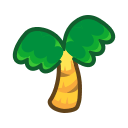 Coconut Tree Animal Crossing New Horizons | ACNH Critter - ACNHMALL