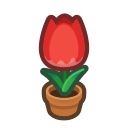 Red Tulip Plant Animal Crossing New Horizons | ACNH Critter - ACNHMALL