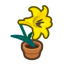 Yellow Lily Plant for Animal Crossing: New Horizons